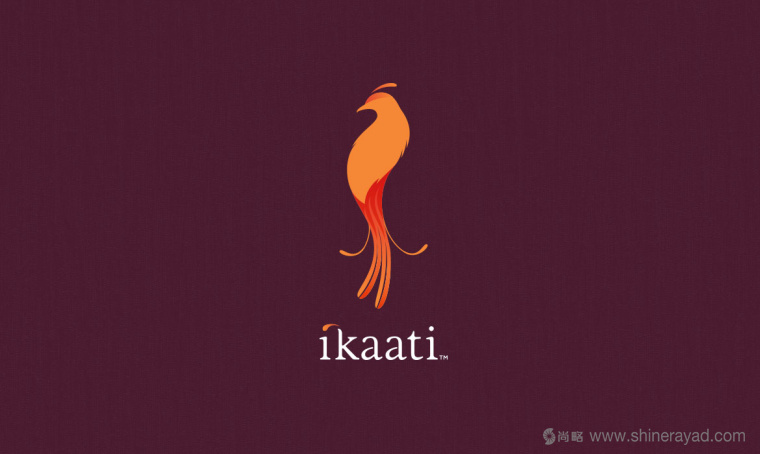 I印尼 kaati 有機茶花茶鳥類標志設計-上海標志設計公司1