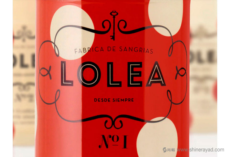 西班牙Lolea 氣泡酒包裝設計紅黃色-上海包裝設計公司3