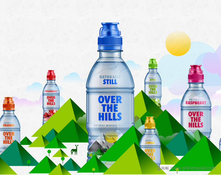 Over The Hill 天然礦泉水包裝設(shè)計-上海包裝設(shè)計公司設(shè)計欣賞1