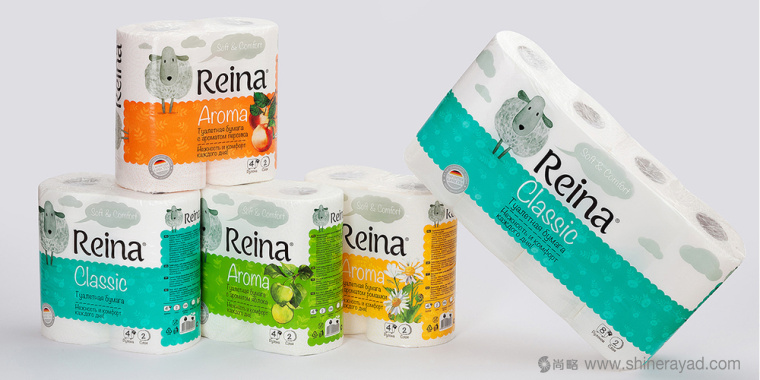 Reina 小綿羊系列餐巾紙衛生紙包裝設計-上海包裝設計公司--上海品牌策劃設計公司2