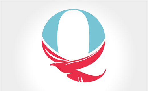 Qatar 卡塔爾航空燃料能源公司Q字母LOGO設計-上海LOGO設計公司1