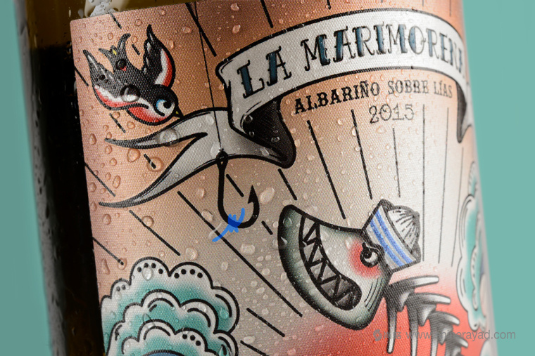 上海包裝設計公司欣賞:典紋身插畫藝術風格 La Marimorena 葡萄酒包裝設計3 上海包裝設計公司欣賞:典紋身插畫藝術風格 La Marimorena 葡萄酒包裝設計3