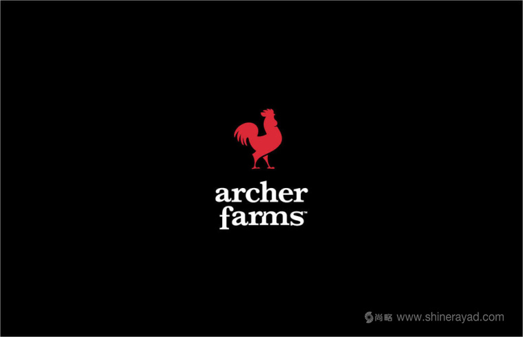 Archer Farms 盒裝咖啡logo設計-公雞logo設計 Archer Farms 盒裝咖啡logo設計-公雞logo設計