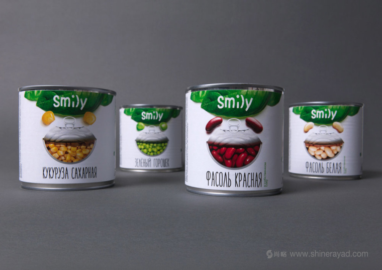 上海食品包裝設計公司-Smily 蔬菜豆類罐頭包裝設計”微笑創意版“2 上海食品包裝設計公司-Smily 蔬菜豆類罐頭包裝設計”微笑創意版“2