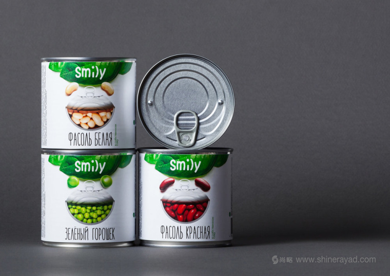 上海食品包裝設計公司-Smily 蔬菜豆類罐頭包裝設計”微笑創意版“3 上海食品包裝設計公司-Smily 蔬菜豆類罐頭包裝設計”微笑創意版“3