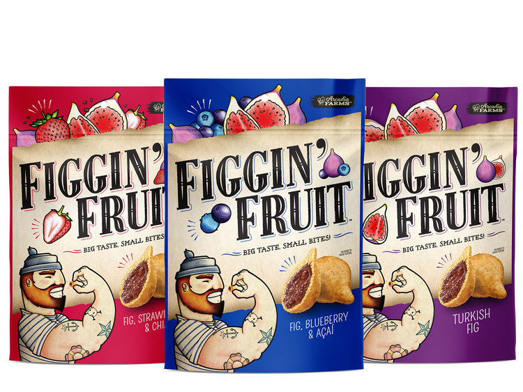 Figgin’ Fruit 無花果餅干包裝設計船長人物水果插畫設計篇-上海食品包裝設計公司1