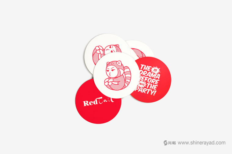 Red Tail 紅尾酒吧logo設(shè)計(jì)、吉祥物設(shè)計(jì)、VI設(shè)計(jì)、品牌形象設(shè)計(jì)-上海品牌設(shè)計(jì)公司