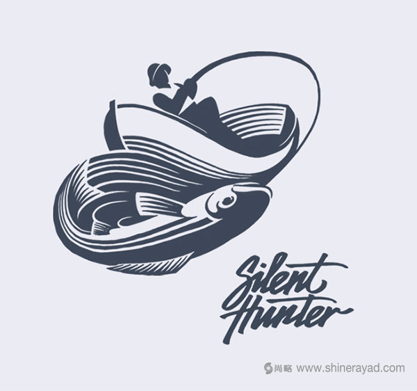 Silent Hunter Logo設(shè)計(jì)-上海logo設(shè)計(jì)公司