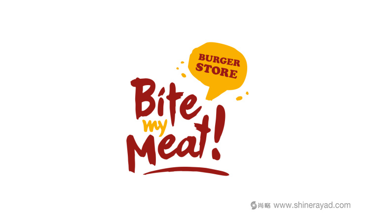 Bite My Meat 漢堡概念餐廳品牌VI視覺形象設計“女性身體篇”-上海品牌設計公司