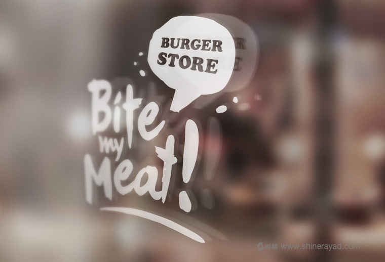 Bite My Meat 漢堡概念餐廳品牌VI視覺形象設計“女性身體篇”-上海品牌設計公司