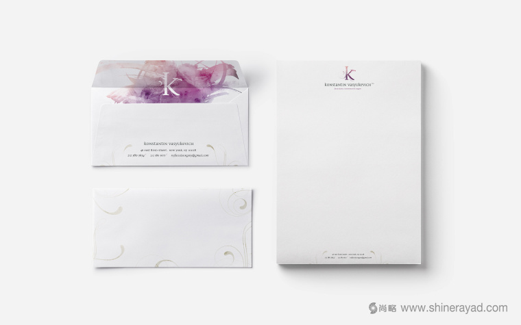 KONSTANTIN博士面部美容整形醫院logo設計品牌VI形象設計