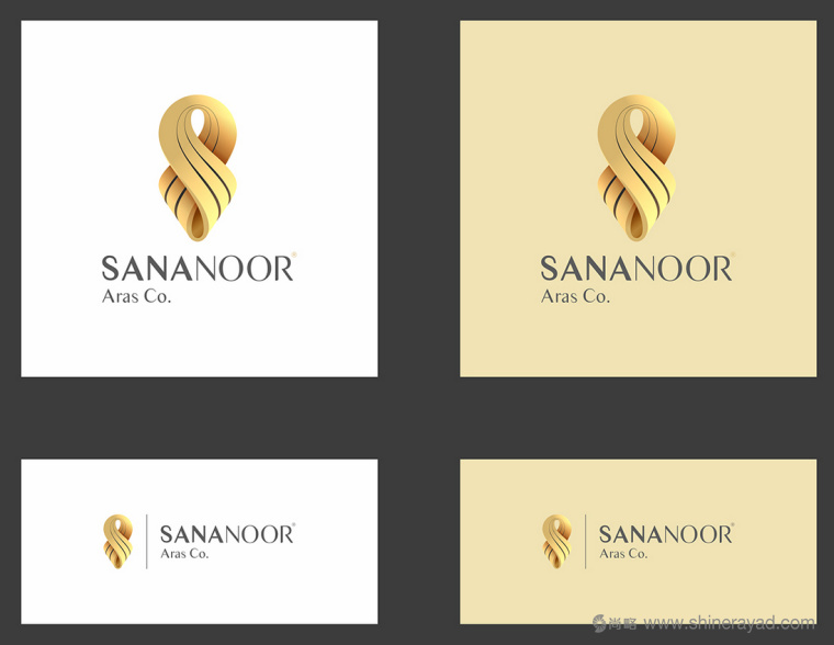 Sananoor 商業空間設計公司立體企業LOGO設計-上海LOGO設計公司4