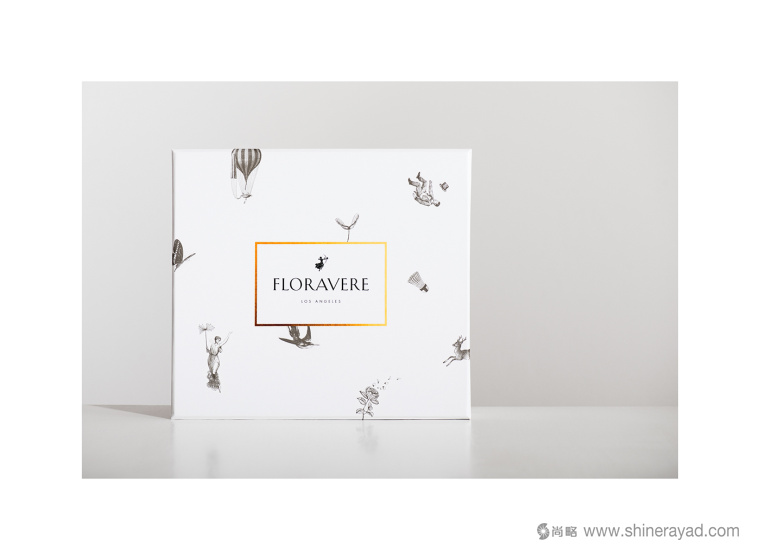 時尚婚禮婚紗奢侈品牌Floravere品牌視覺形象設計-禮服包裝設計