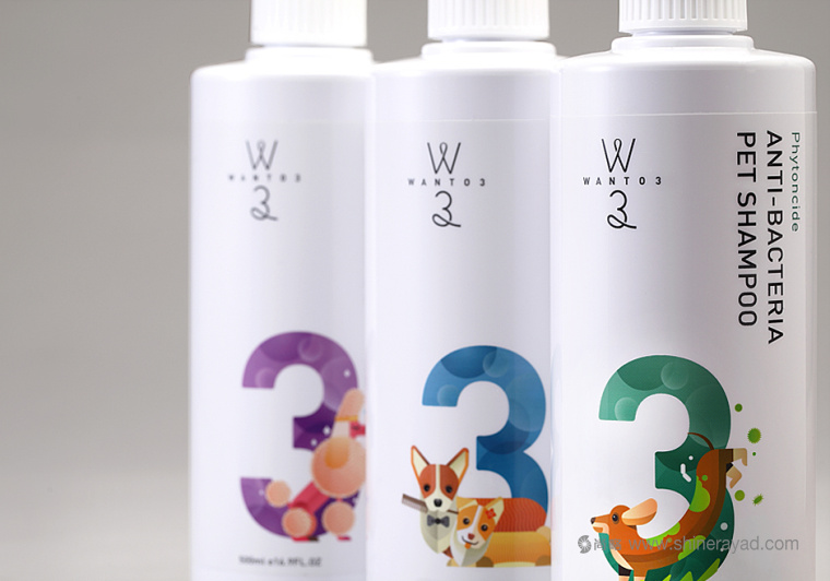 上海包裝設(shè)計公司設(shè)計欣賞：Wanto3 香薰香氛寵物用品系列包裝設(shè)計