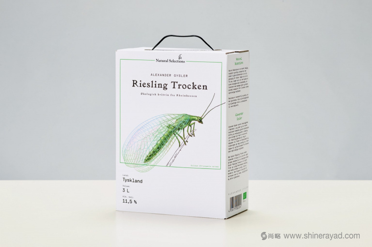 自然選擇昆蟲插畫篇葡萄酒包裝設計-上海包裝設計公司