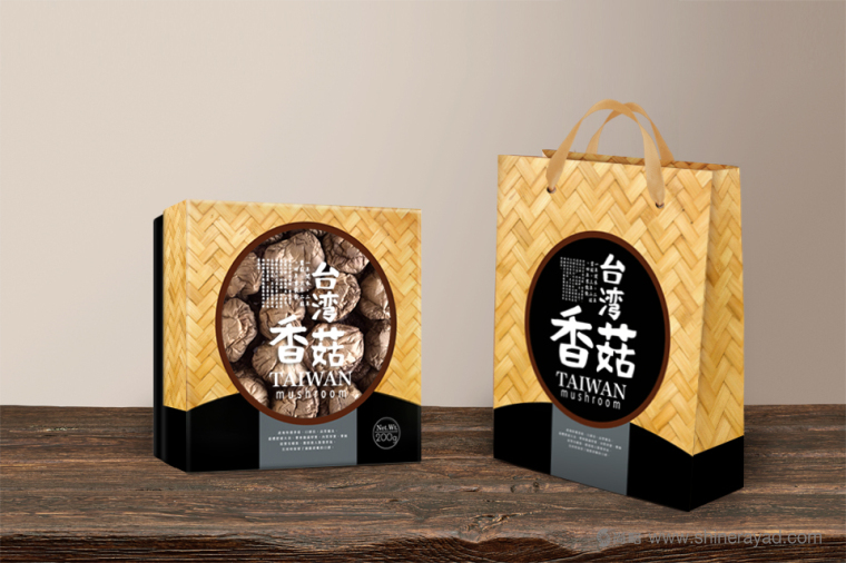 臺灣香菇韓國花菇包裝設(shè)計-上海農(nóng)產(chǎn)品包裝設(shè)計公司2