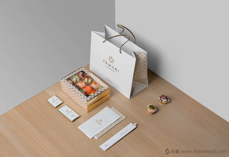 TEMΛRI 豪華壽司餐廳品牌VI視覺識別設計-上海餐飲VI設計公司3 TEMΛRI 豪華壽司餐廳品牌VI視覺識別設計-上海餐飲VI設計公司3