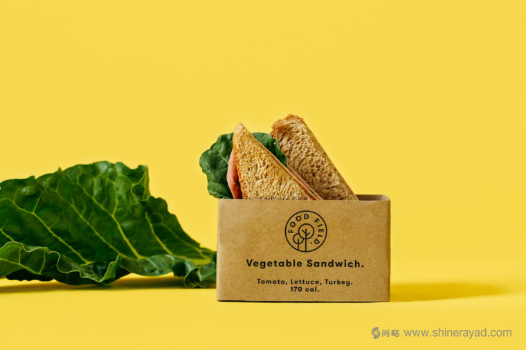 The Food Field 有機農產品食品專賣店logo設計產品包裝設計