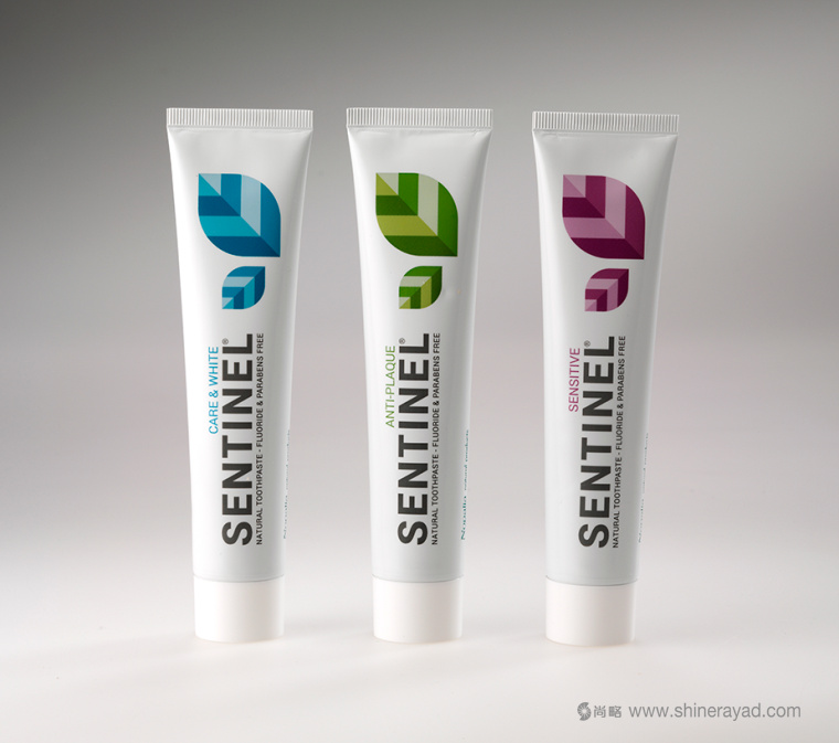 Sentinel 天然有機草本牙膏包裝設計-上海包裝設計公司設計欣賞1