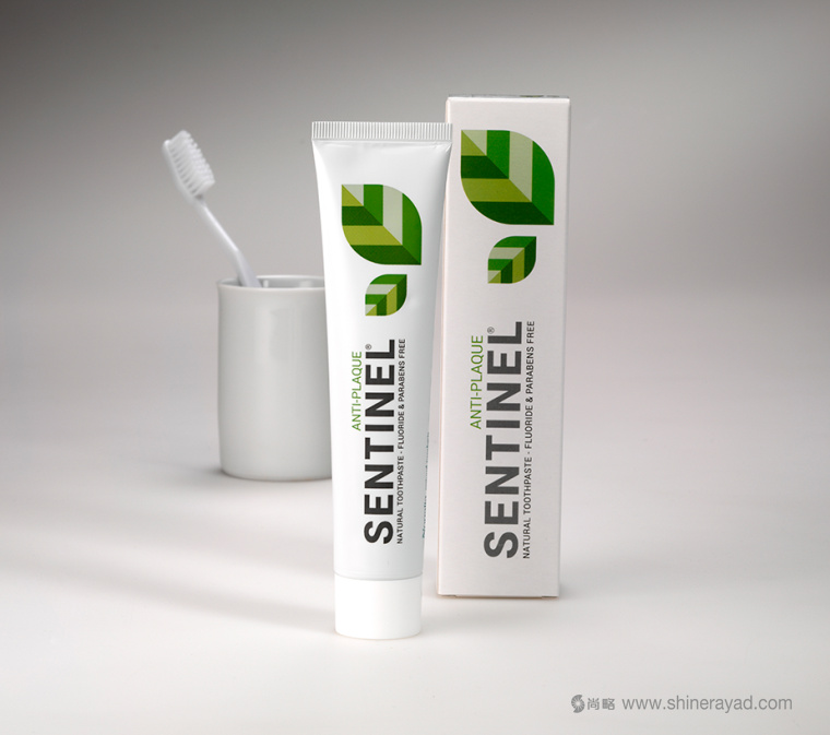 Sentinel 天然有機草本牙膏包裝設計-上海包裝設計公司設計欣賞2