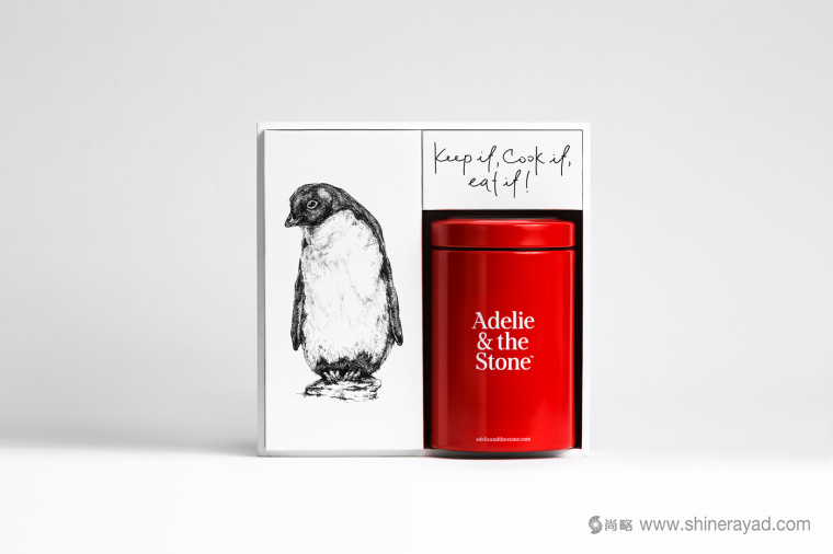 Adelie & the Stone 購物中心節日品牌形象設計與插畫禮品包裝設計