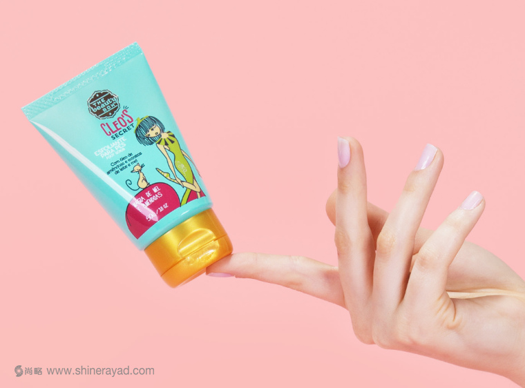 CLEO’S SECRET手腳護理化妝品系列產品包裝設計-上海包裝設計公司 CLEO’S SECRET手腳護理化妝品系列產品包裝設計-上海包裝設計公司