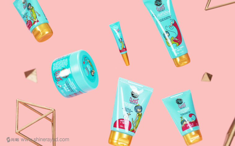 CLEO’S SECRET手腳護理化妝品系列產品包裝設計-上海包裝設計公司 CLEO’S SECRET手腳護理化妝品系列產品包裝設計-上海包裝設計公司