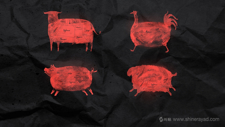 Kalymera 生鮮肉連鎖店品牌形象設(shè)計(jì)插畫設(shè)計(jì)-上海品牌形象設(shè)計(jì)公司5
