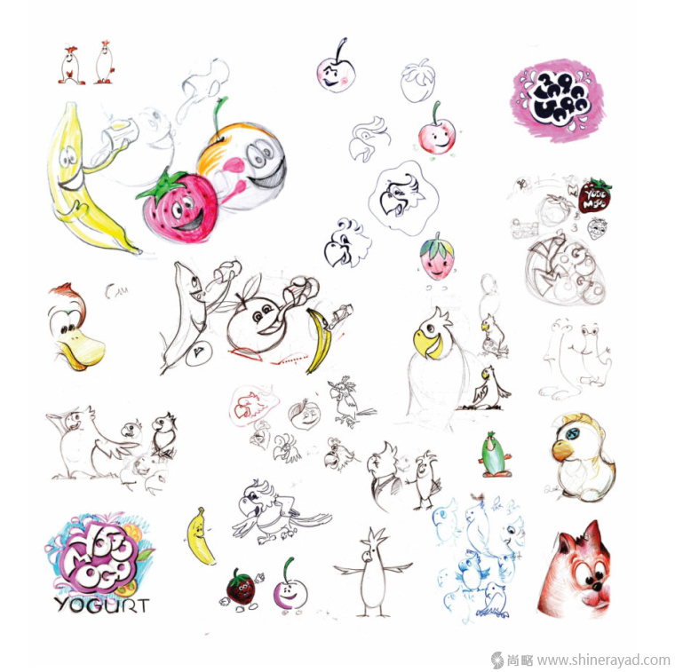 昆蟲卡通玩偶物版 Yogu-Mogu 酸奶包裝設計-上海包裝設計公司3 昆蟲卡通玩偶物版 Yogu-Mogu 酸奶包裝設計-上海包裝設計公司3