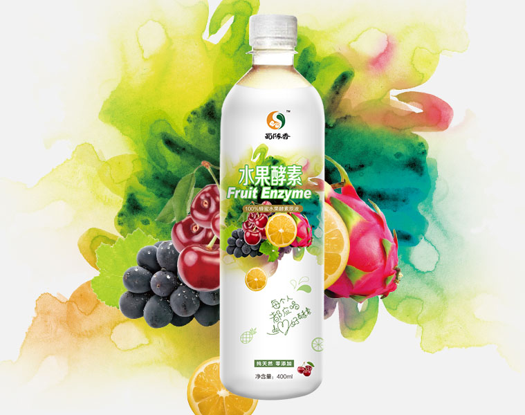 蜀陳香100%蜂蜜水果酵素保健飲品飲料包裝設計-上海飲料包裝設計公司1
