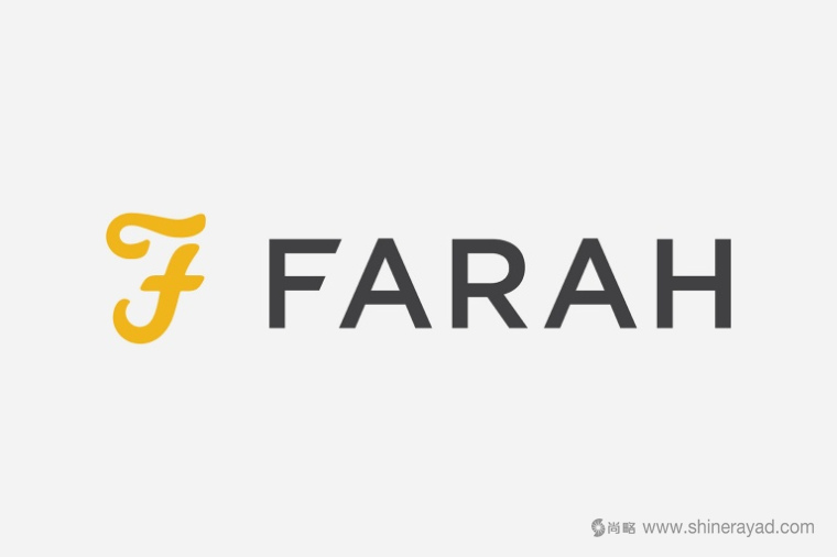 法國 Farah 男裝品牌logo設(shè)計(jì)-上海服裝logo設(shè)計(jì)公司1
