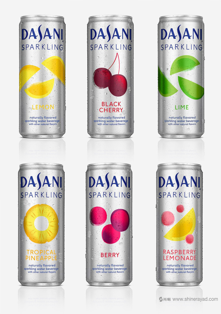 Dasani 達薩尼無糖加味水飲料包裝設計-上海包裝設計公司3