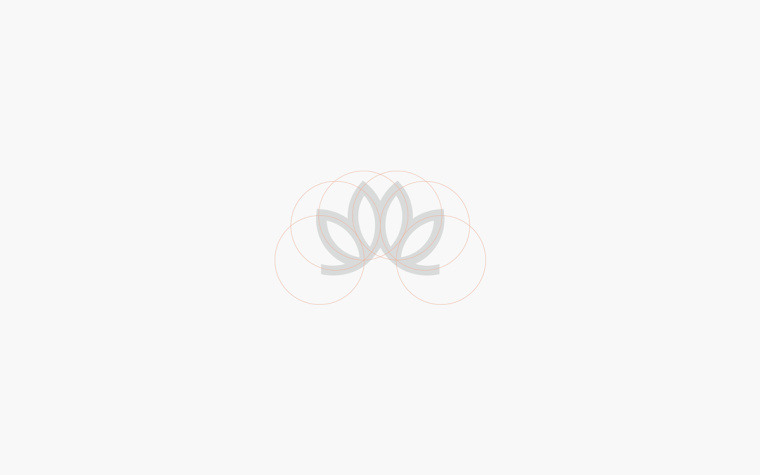 Rosa Tarí 女子美容養生保健按摩會所蓮花logo設計-上海logo設計公司1