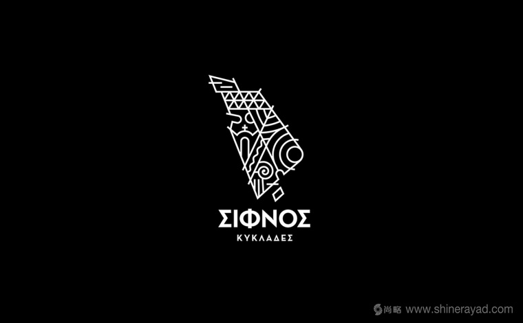 Sifnos錫弗諾島旅游LOGO設計VI形象設計-上海logo設計6
