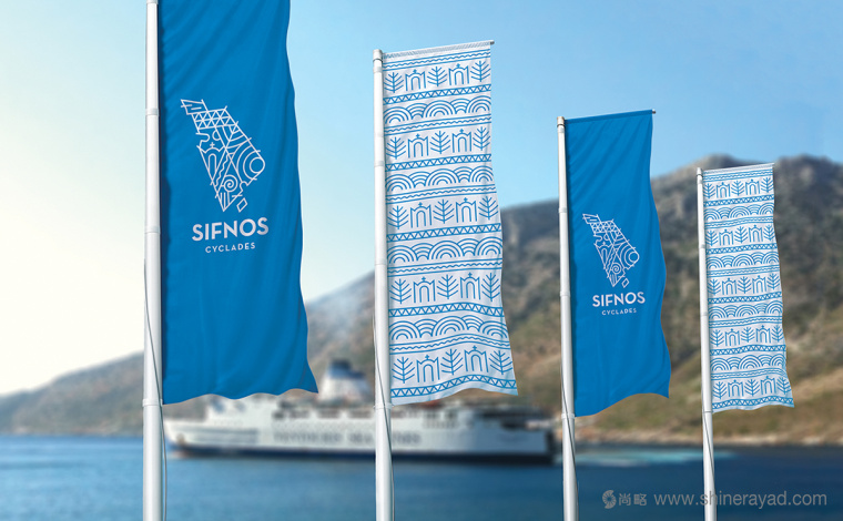 Sifnos錫弗諾島旅游LOGO設計VI形象設計-上海logo設計11