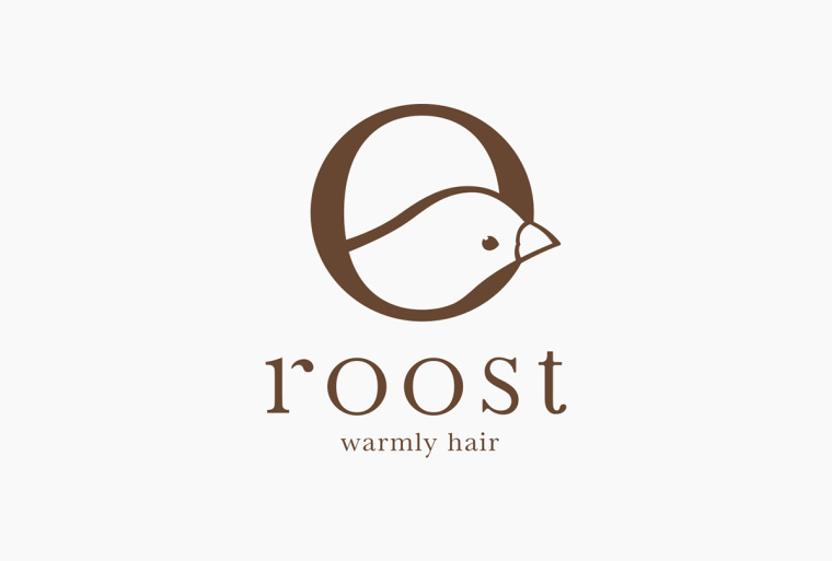 roost 美發(fā)沙龍logo設計－上海logo設計公司1