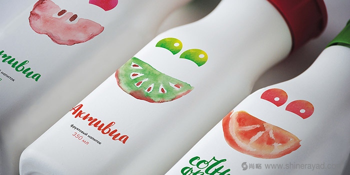 水彩手繪水果插畫設(shè)計(jì)akmubua 果汁飲料飲品包裝設(shè)計(jì)-上海包裝設(shè)計(jì)公司1