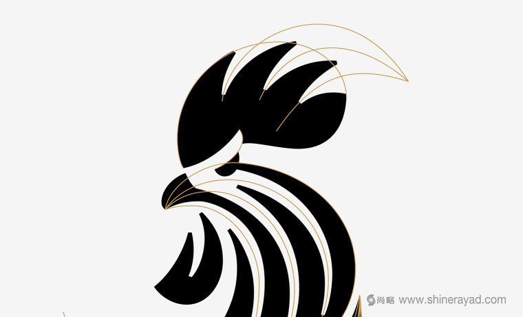 皇家馬球俱樂部圖騰公雞logo設計-上海logo設計公司設計收藏7