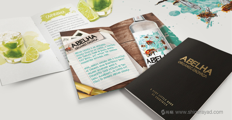 Abelha 有機(jī)甘蔗酒禮盒包裝設(shè)計蜜蜂插畫設(shè)計-上海包裝設(shè)計公司5