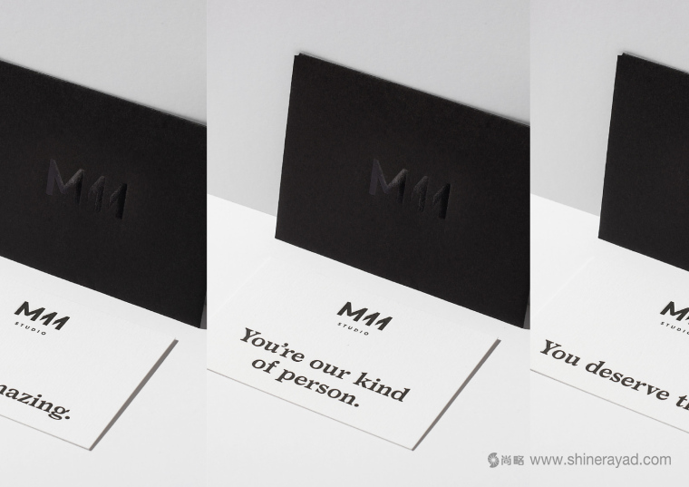 M11 高端豪華時尚理發店理發沙龍LOGO設計品牌VI形象設計-上海品牌設計公司8