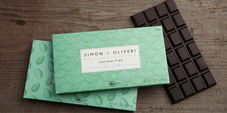 Simon 手工巧克力禮盒包裝設計插畫設計-上海食品包裝設計公司設計欣賞1