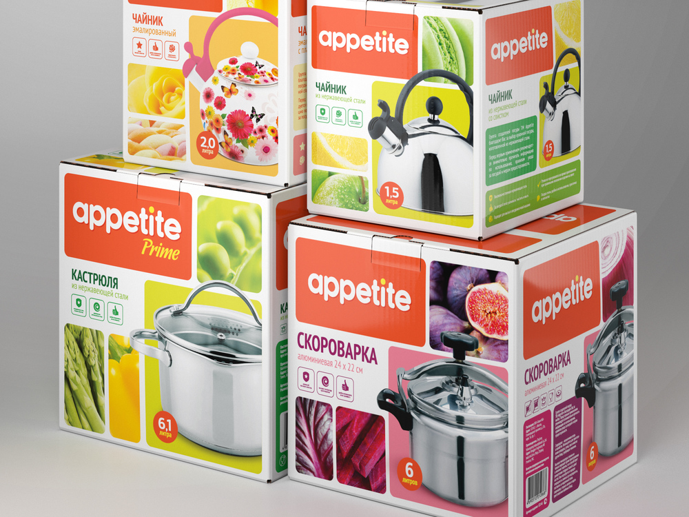 APPETITE 鍋具廚具開水煲包裝設計-上海包裝設計公司3