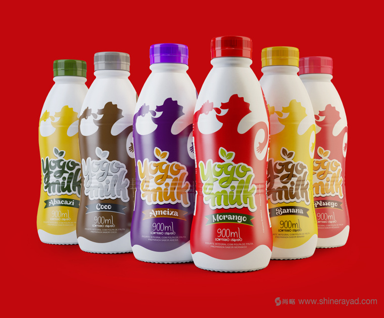 Yogo Milk 自然發酵酸奶包裝設計欣賞-上海包裝設計公司5