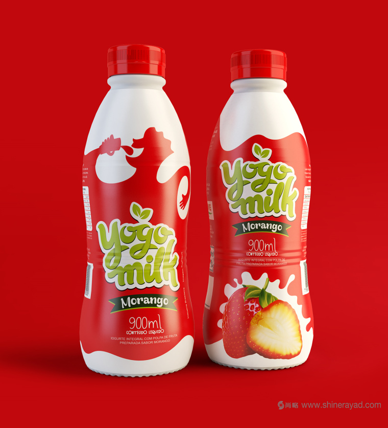 Yogo Milk 自然發酵酸奶包裝設計欣賞-上海包裝設計公司1