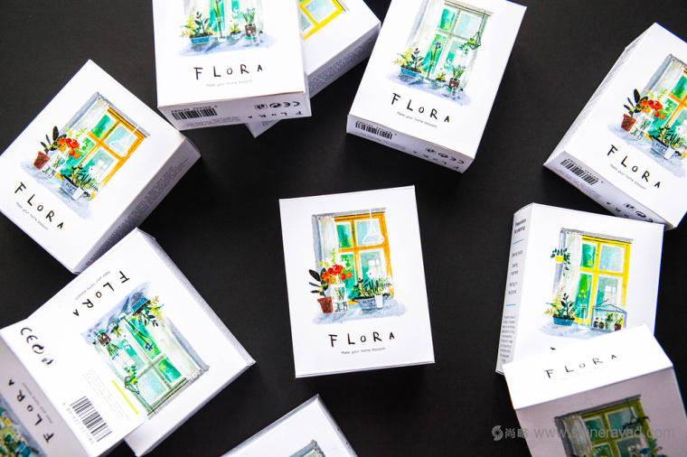 FLORA 鮮花球莖根莖包裝設計-上海包裝設計公司設計收藏1