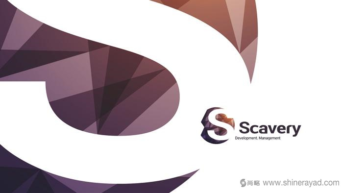 上海logo設計——Scavery 地產信托管理公司LOGO設計VI設計1