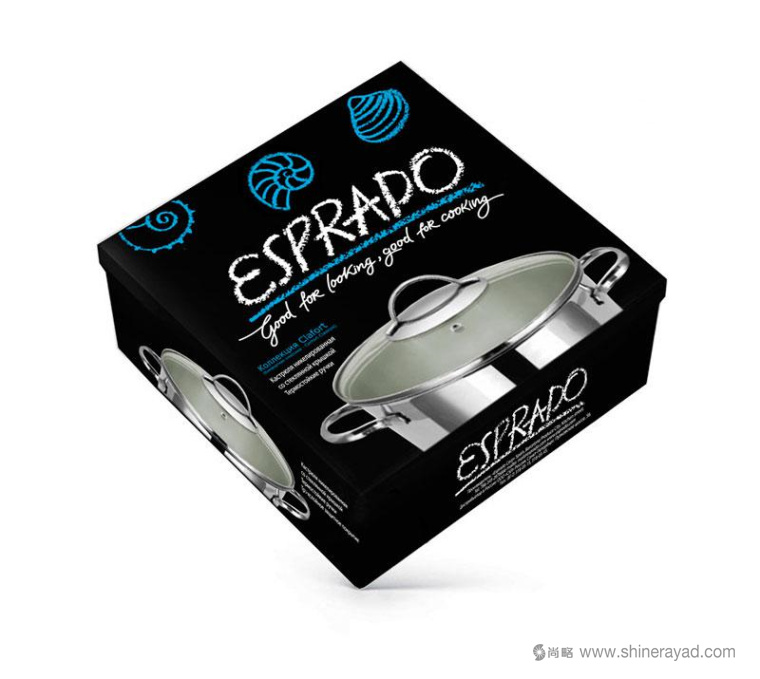 上海包裝設(shè)計(jì)公司設(shè)計(jì)欣賞：Esprado廚房用具廚具鍋具包裝設(shè)計(jì)1