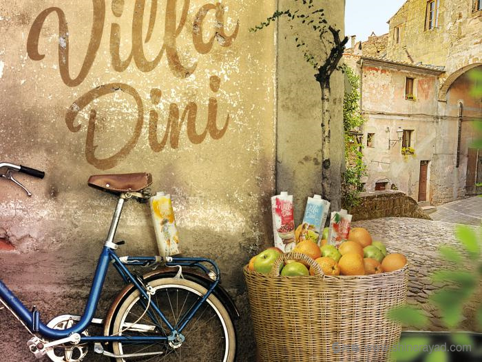 上海包裝設(shè)計(jì)-Villa Dini 水墨風(fēng)格水果飲料包裝設(shè)計(jì)插畫設(shè)計(jì)4