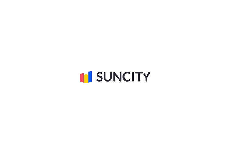 幾何圖形風格SUNCITY 建筑施工公司標志設計-上海標志設計公司 幾何圖形風格SUNCITY 建筑施工公司標志設計-上海標志設計公司