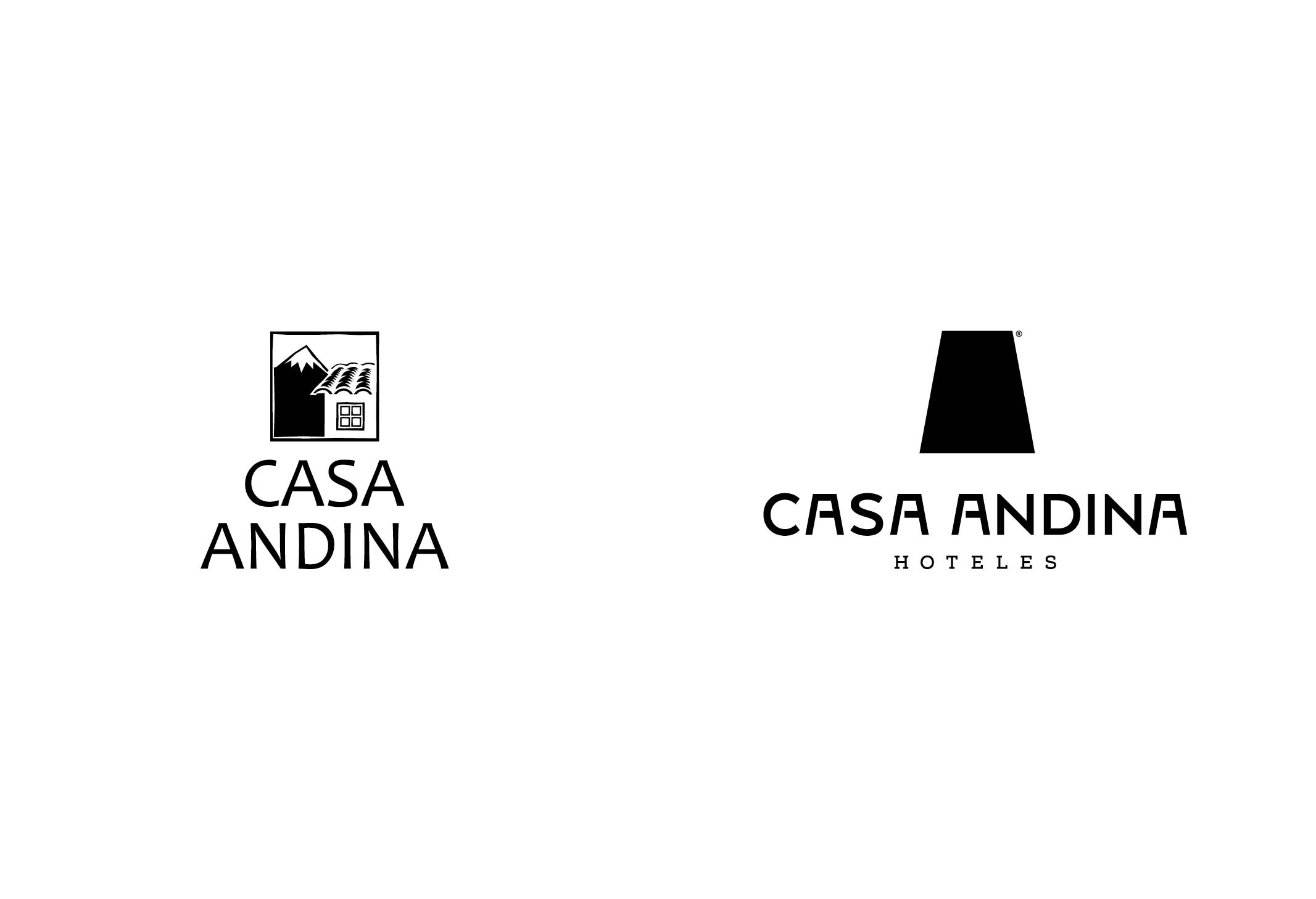 簡約幾何圖形標志及vi設計-Casa Andina旅游文化產業新品牌形象設計